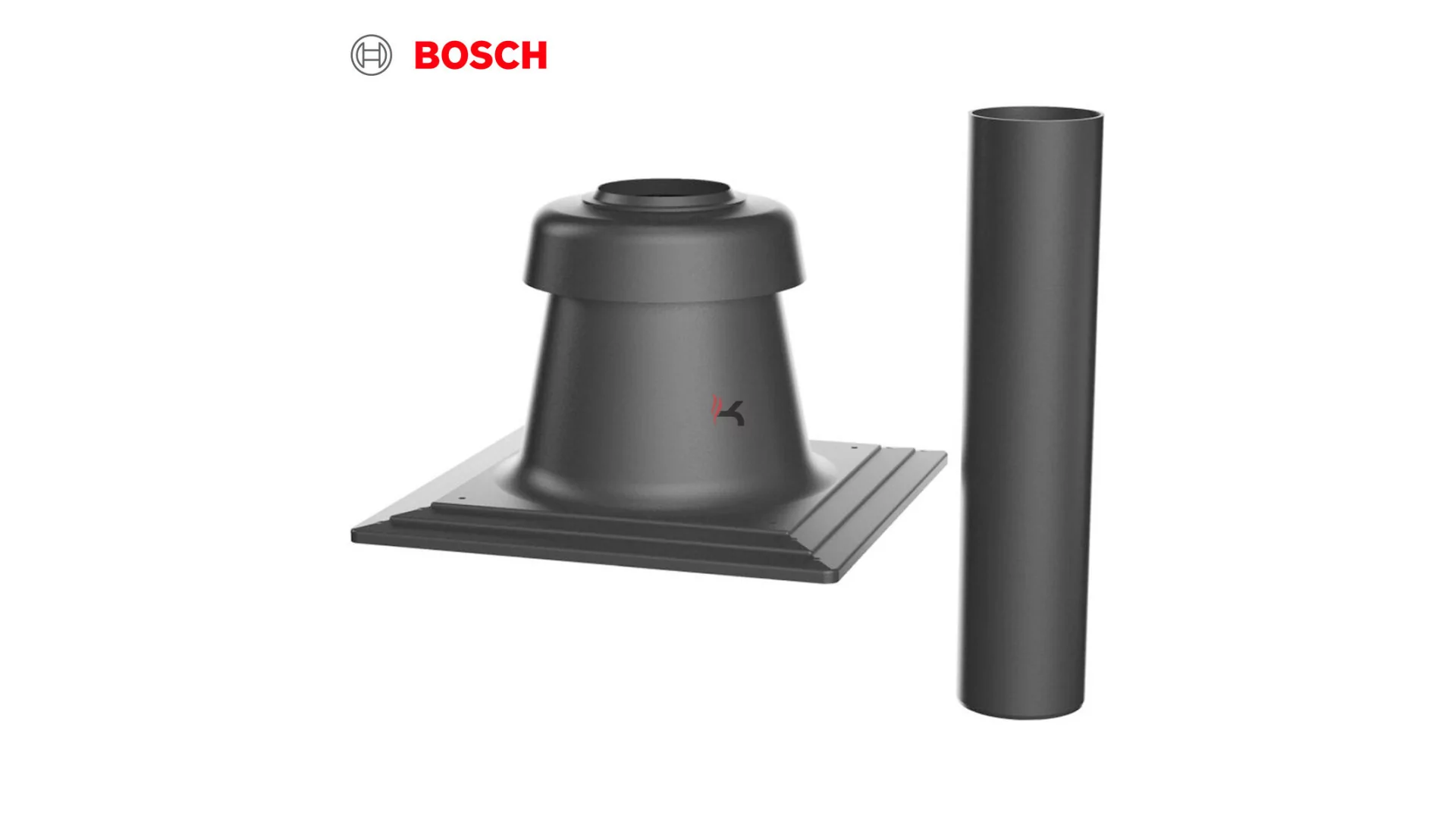 Bosch FC-O80 PP kivezető cső + kéményfedél, fekete, L=500mm, D80.jpg