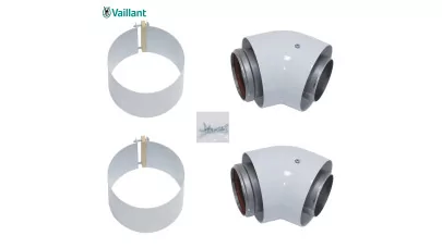 Vaillant könyök koncentrikus rendszerekhez 45° fokos ívpár D80-125 mm.jpg