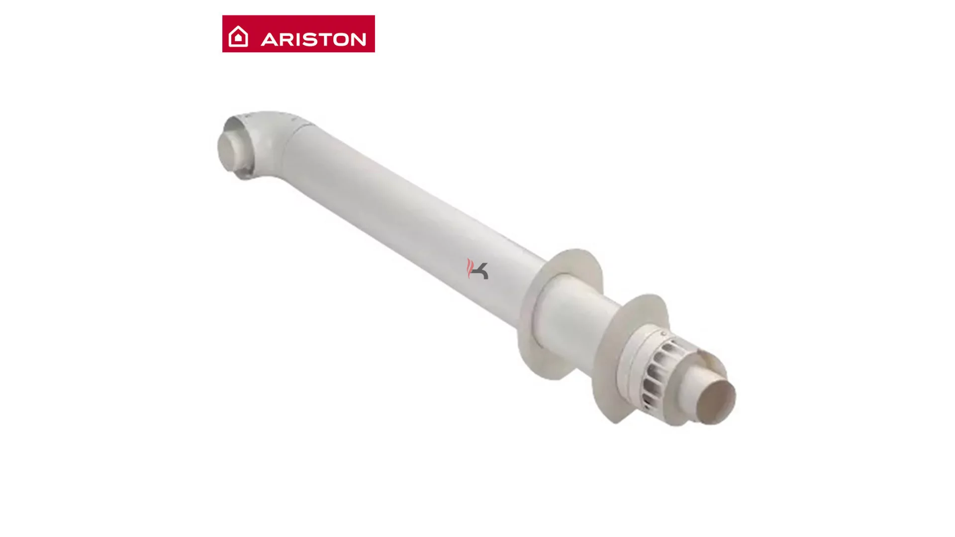 Ariston D80-125 mm PP-alu 1000 mm koncentrikus parapett szett, fehér.jpg