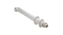 Ariston D80-125 mm PP-alu 1000 mm koncentrikus parapett szett, fehér.jpg
