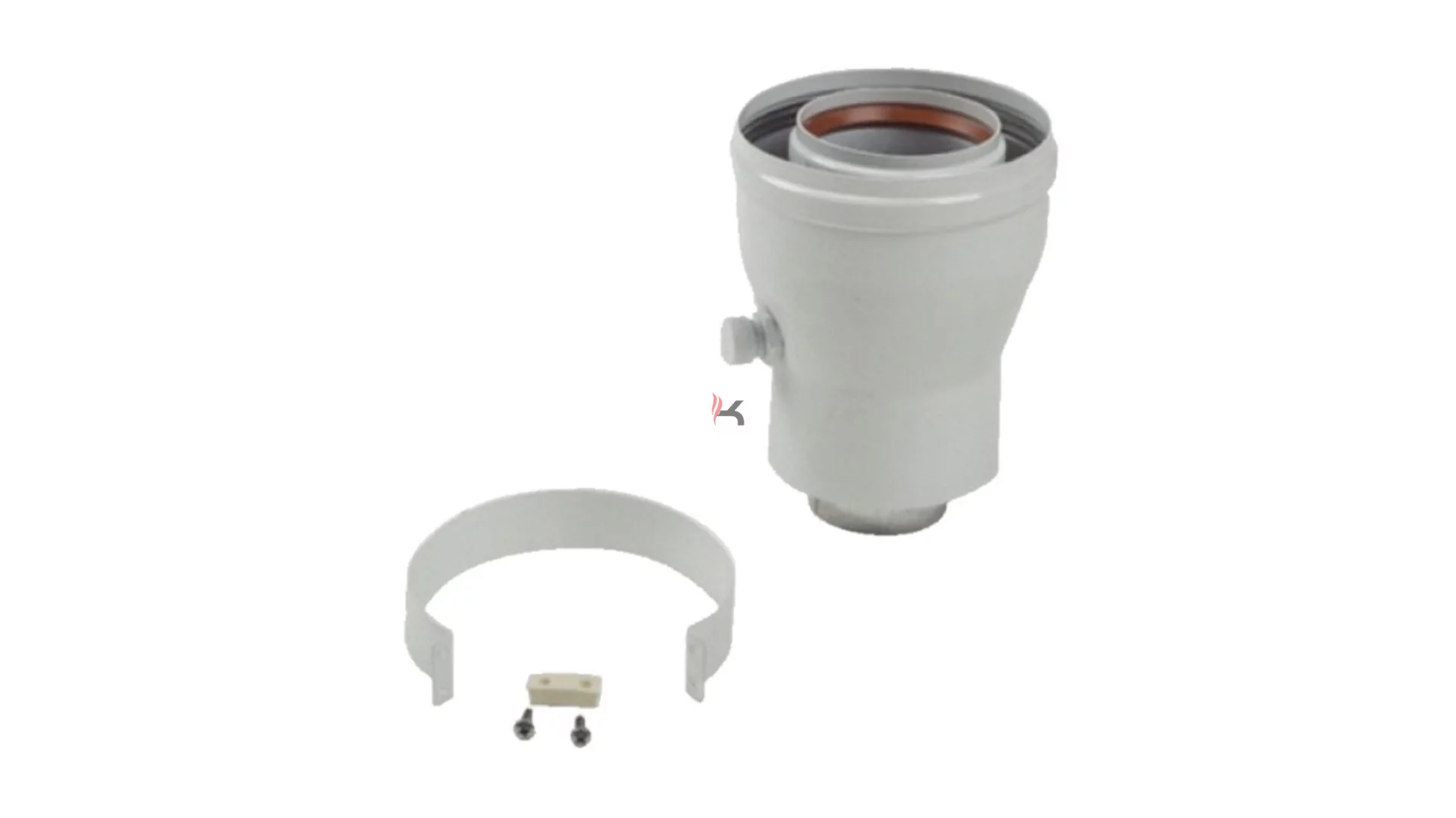 Ariston függőleges indítóidom PP/alu D80/125 mm (Gyártói cikkszám: 3318095)