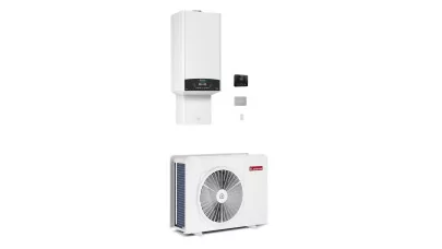 Ariston Genus One+ Hybrid 24/35 Net R32 Kondenzációs kombi gázkazán 24kW + hőszivattyú 1 fázis 3,5 kW