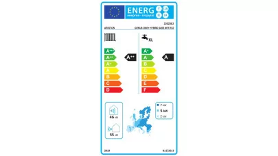 Ariston Genus One+ Hybrid 24/35 Net R32 Kondenzációs kombi gázkazán 24kW + hőszivattyú 1 fázis 3,5 kW 2.