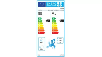 Ariston Genus One+ Hybrid 30/120 T Net R32 Kondenzációs kombi gázkazán 30kW + hőszivattyú 3 fázis 12 kW 2.