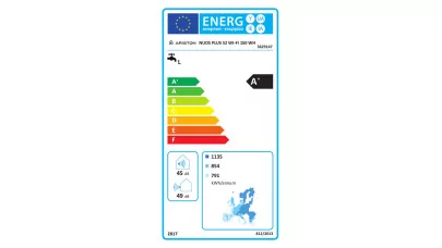 Ariston Nuos Plus S2 WI-FI 150 WH hőszivattyús fali monoblokkos HMV vízmelegítő 2.