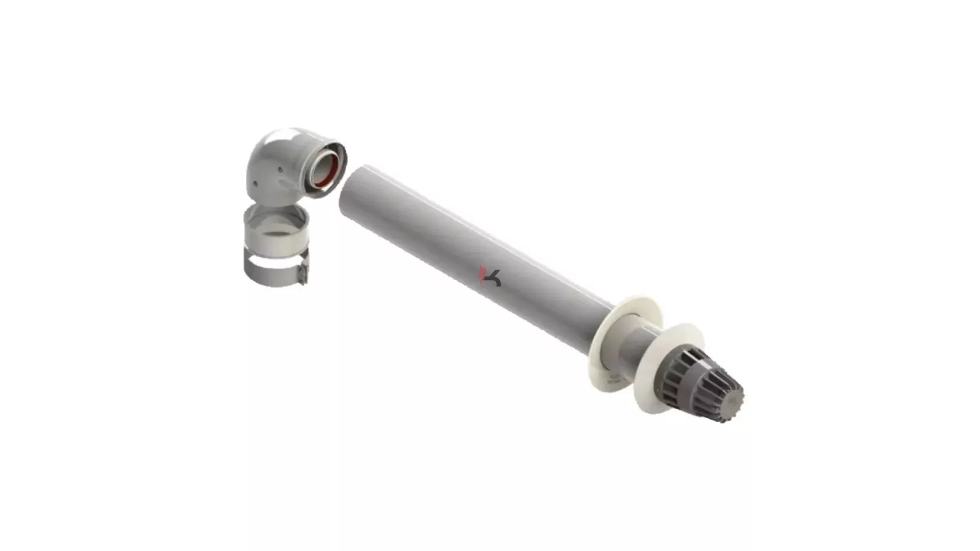 Ariston parapet szett BF X-hez, koaxiális alu/PPs D60/100 mm (Gyártói cikkszám: 704760)