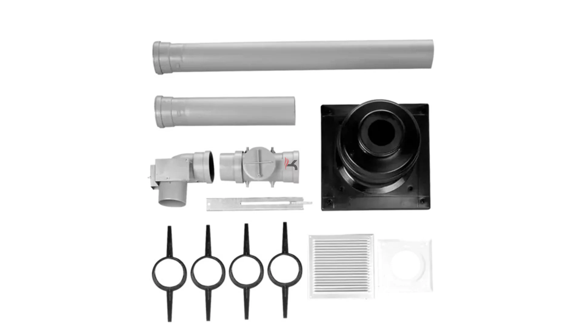Bosch AZB 828 égéstermék elvezető készet kéményben történő vezetéshez D100 mm (Gyártói cikkszám: 7719001967)