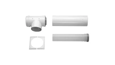Bosch AZB 869/1 vízszintes bekötő készet PPs/Alu D100/150 mm, 630 mm