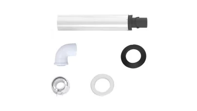 Bosch FC-Set60-C13x kondenzációs vízszintes kivezető szett PP/Alu D60/100 mm 1000 mm