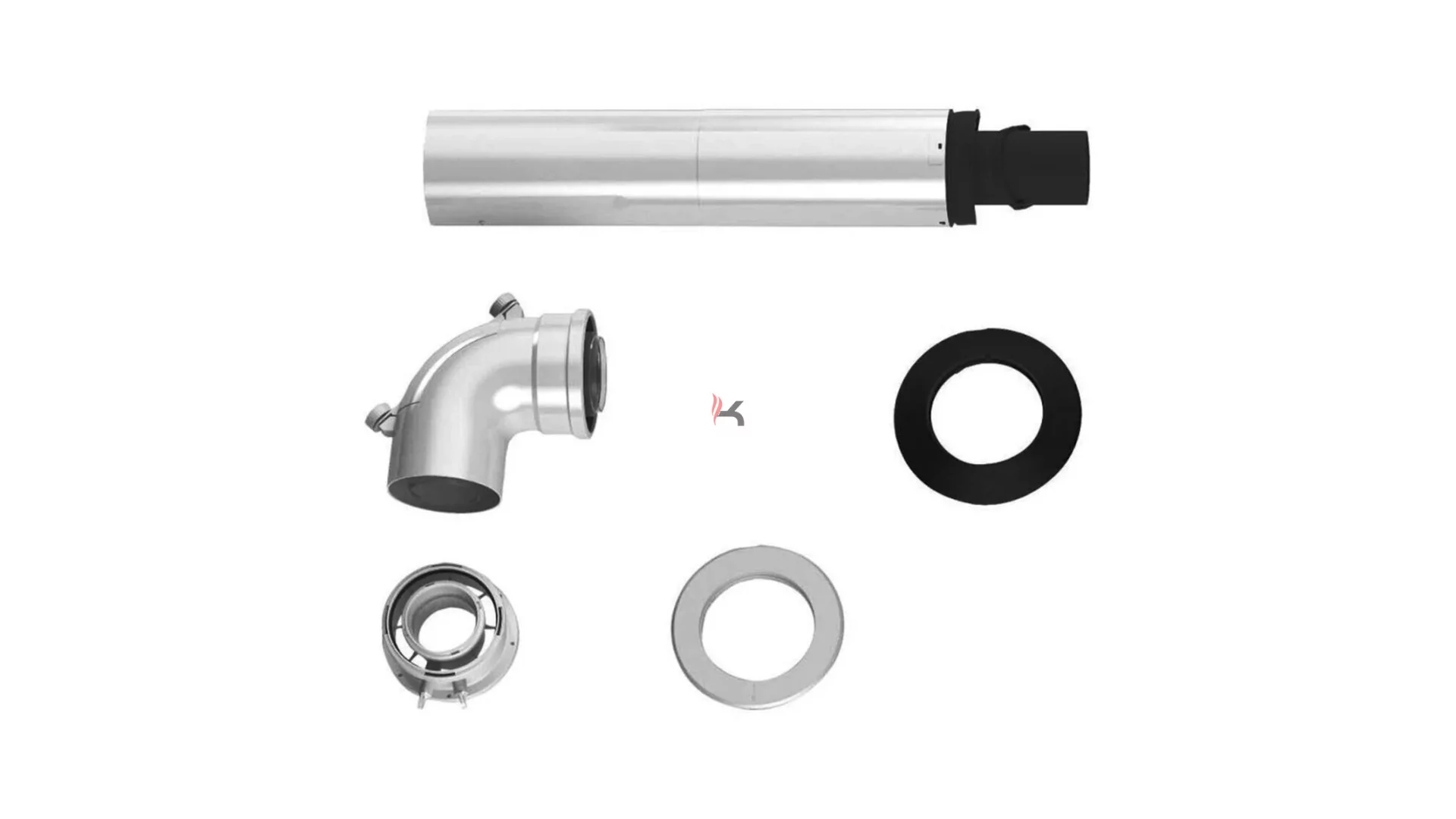 Bosch FC-Set60-C13x teleszkópos vízszintes kivezető alapszett PP D60/100 mm (Gyártói cikkszám: 7738112496)