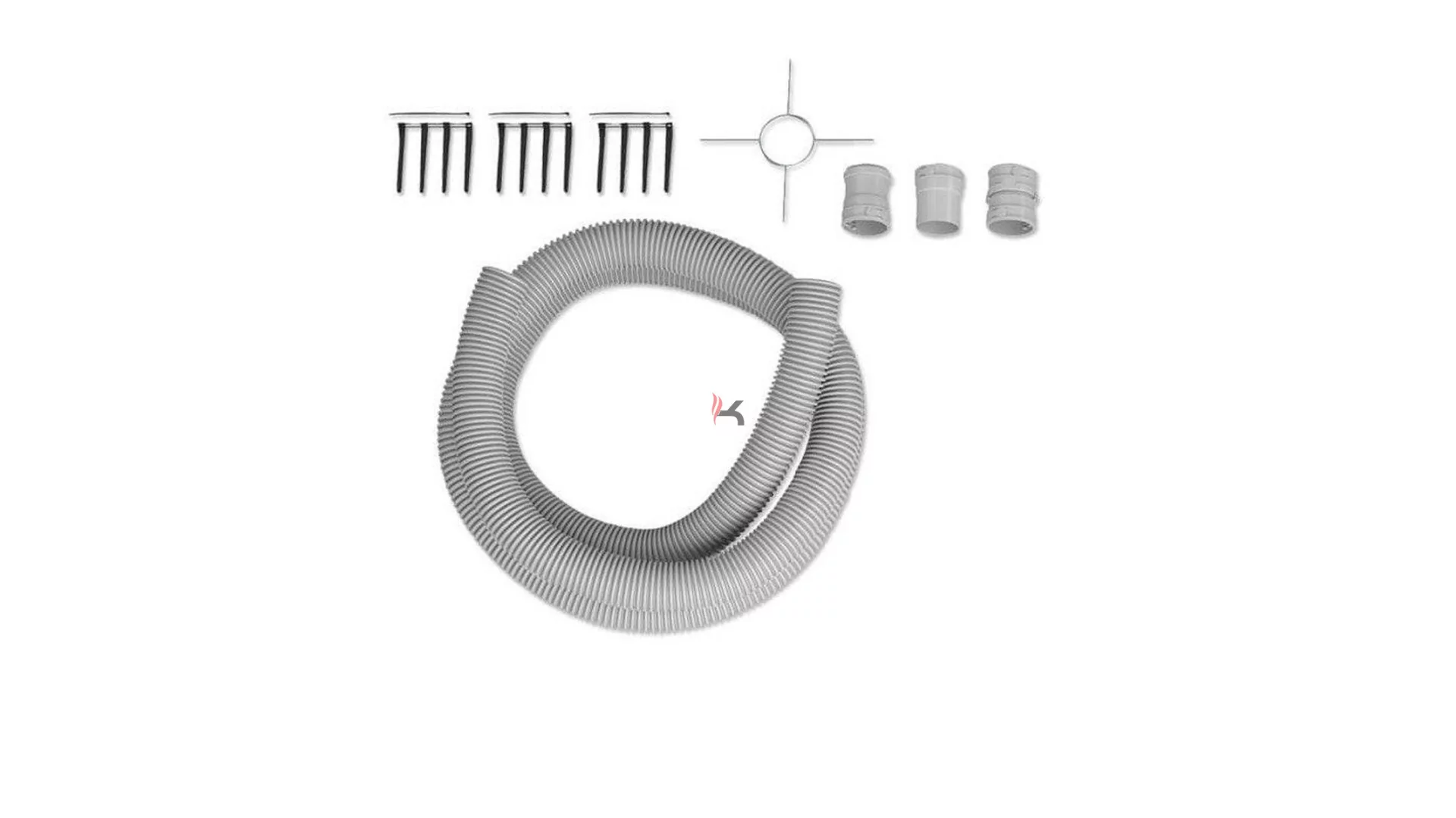 Bosch FC-Set-F60 flexibilis cső PP, távtartó 3db, felső tok, alsó tok, karmanytyú (tok),bilincs D60 mm, 5 m (Gyártói cikkszám: 7738112525)