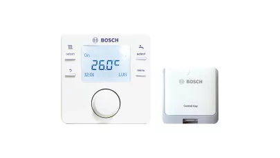 Bosch KCR 110 RF vezeték nélküli szabályzó szett KCR 110 RF vezeték nélküli szobatermosztát és K10 RF jeltovábbító modul