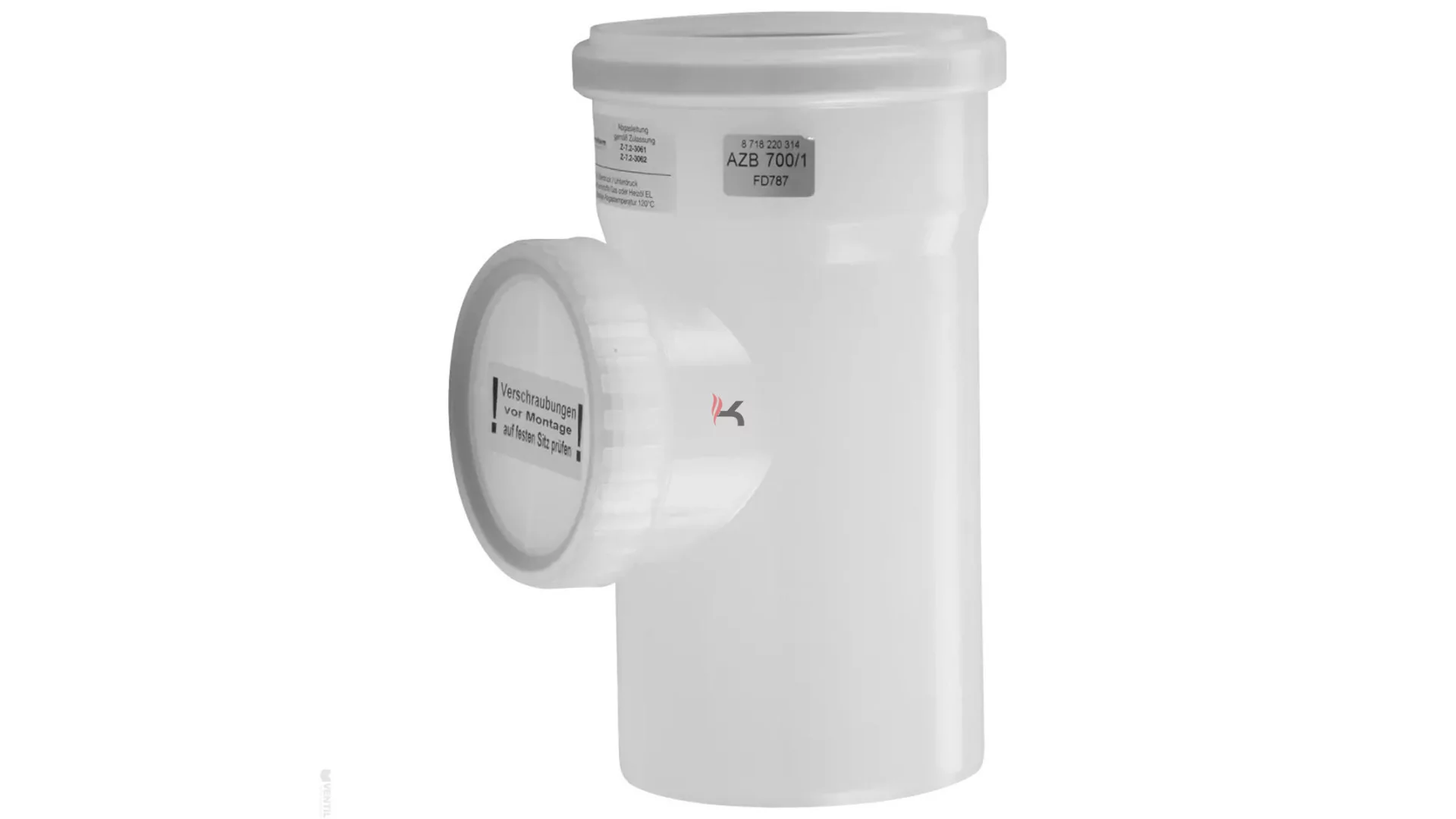Bosch AZB 720/1 T-idom vizsgálónyílással, D125 mm (Gyártói cikkszám: 7719002897)
