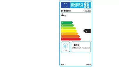 Bosch Tronic TR1000T 80 HB villanybojler, vízszintes 1,5 kW 2.