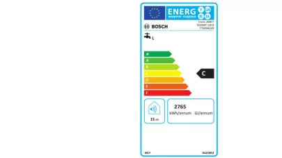 Bosch Tronic TR2000T 120 B fali villanybojler, függőleges 2,0 kW 2.
