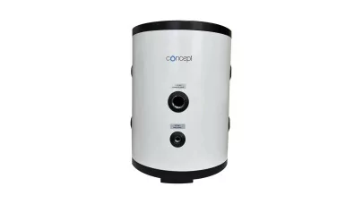 Concept PTX fali puffertároló hőcserélő nélkül, Inox, párazárt PUR szigetelés, függőleges, 60l