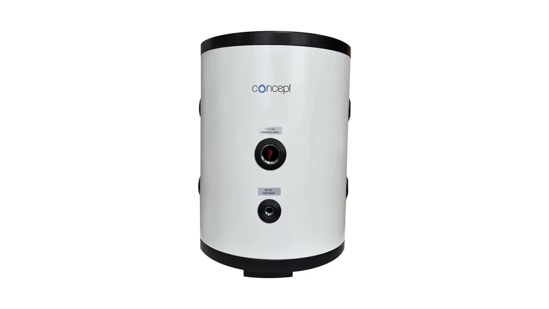 Concept PTX fali puffertároló hőcserélő nélkül, Inox, párazárt PUR szigetelés, függőleges, 60l (Gyártói cikkszám: PTX-60L)
