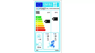 Concept MONO monoblokk levegő-víz hőszivattyú, R32, 400V, 30kW 2.