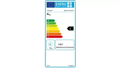 Concept Neptun kombi tárolós vízmelegítő ERP, elektromos, 1 csőkígyós, fali, jobbos, 80 l 2.