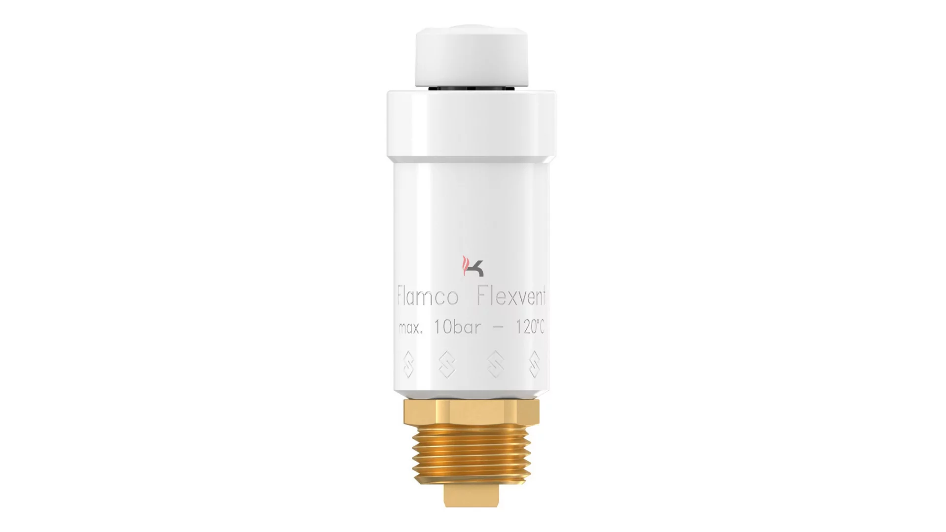 Flamco Flexvent automata légtelenítő, fehér, 1/2" (Gyártói cikkszám: 27743)