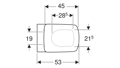 Geberit Duofix fali WC-szerelőelem készlet, 112 cm, Delta 12 cm-es falsík alatti öblítőtartállyal, Delta20 működtetőlap, kerek, Selnova Square fali WC, szögletes, Rimfree 2.