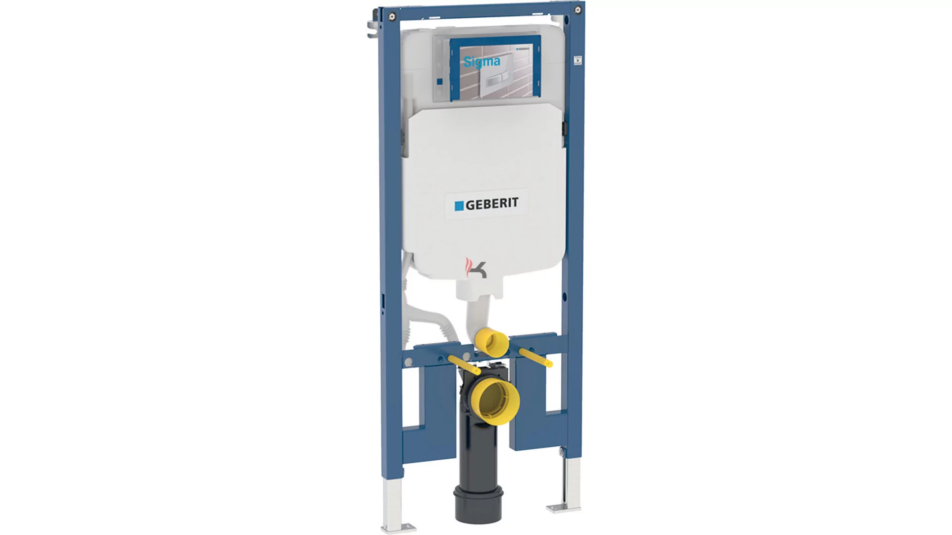 Geberit Duofix fali WC szerelőelem, 114 cm, Sigma 8 cm-es falsík alatti öblítőtartállyal (Gyártói cikkszám: 111.796.00.1)