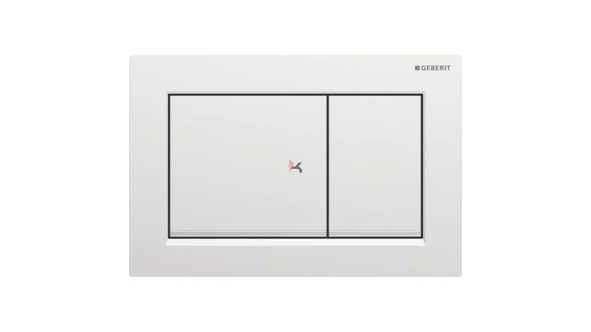 Geberit Omega20 működtetőlap, 2 mennyiséges öblítéshez, square, matt króm easy-to-clean bevonatta (Gyártói cikkszám: 115.080.JQ.1)