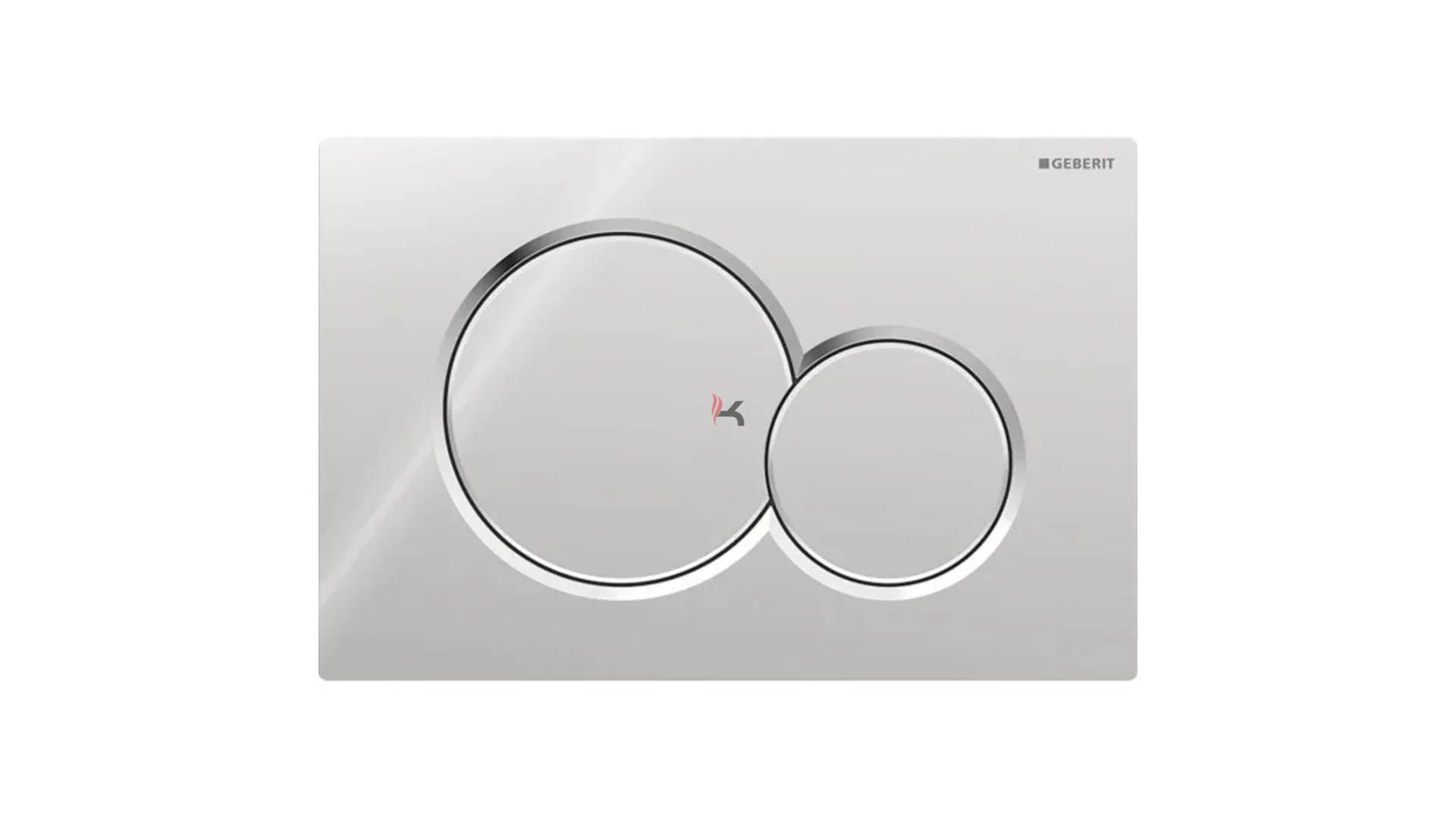 Geberit Sigma01 működtetőlap 2 mennyiséges öblítéshez, round, Bambini WC hez, fényes króm (Gyártói cikkszám: 115.770.21.5)