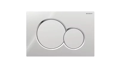 Geberit Sigma01 működtetőlap 2 mennyiséges öblítéshez, round, Bambini WC hez, matt króm