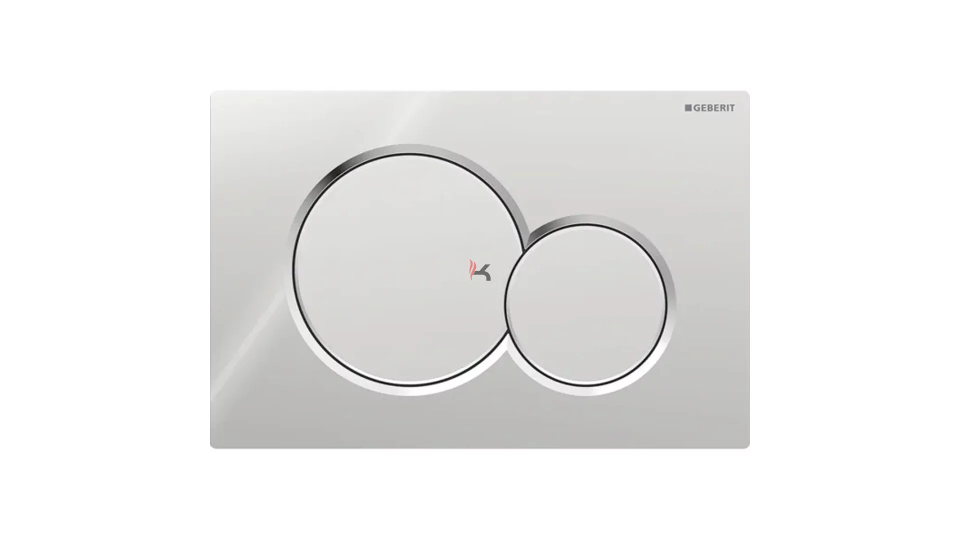 Geberit Sigma01 működtetőlap 2 mennyiséges öblítéshez, round, Bambini WC hez, matt króm (Gyártói cikkszám: 115.770.JQ.5)