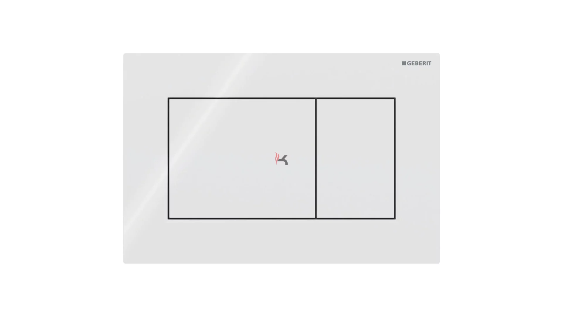 Geberit Sigma01 működtetőlap 2 mennyiséges öblítéshez, square: fehér (Gyártói cikkszám: 115.660.11.1)