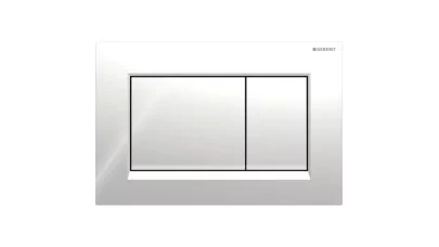 Geberit Sigma20 működtetőlap 2 mennyiséges öblítéshez, square, fényes króm/matt