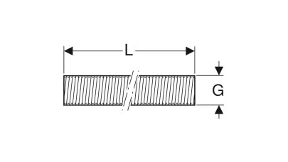 Geberit szerelő alaplemez, szögletes, két furattal, M10/G 1/2" belső menetettel, G1/2" 2.