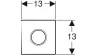 Geberit 242.821.11.1_meret