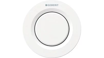 Geberit távműködtető 01-es típusú, pneumatikus, round, 1 mennyiséges öblítéshez, falsík alatti sz