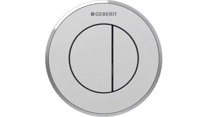 Geberit távműködtető 10-es típusú, pneumatikus, round, 2 mennyiséges öblítéshez, falsík alatti sz