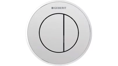 Geberit távműködtető 10-es típusú, pneumatikus, round, 2 mennyiséges öblítéshez, falsík alatti sz