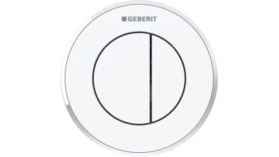 Geberit távműködtető 10-es típusú, pneumatikus, round, 2 mennyiséges öblítéshez, falsík alatti sz