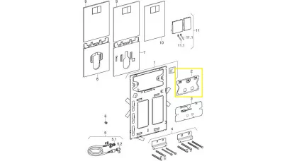 Geberit UP320 védőfedél