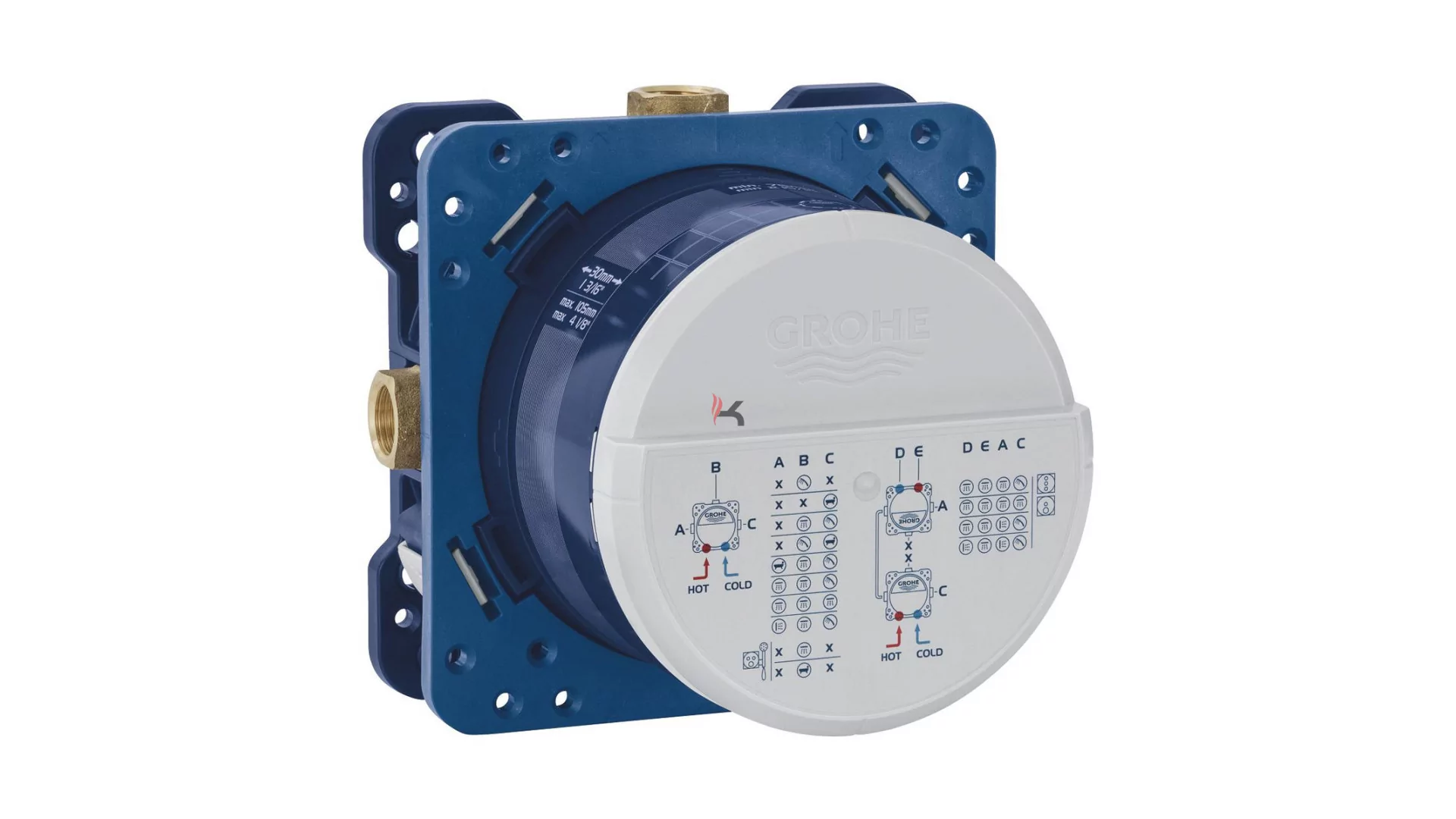 Grohe Rapido SmartBox univerzális beépítő doboz, 1/2" (Gyártói cikkszám: 35604000)