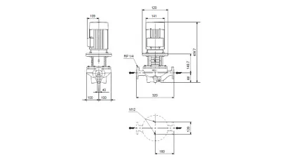 Grundfos TP 40-230/2 A-F-A-BQQE-GX1 2.