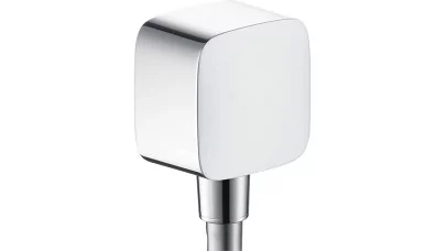 Hansgrohe FixFit tömlőcsatlakozás visszafolyásgátlóval, króm