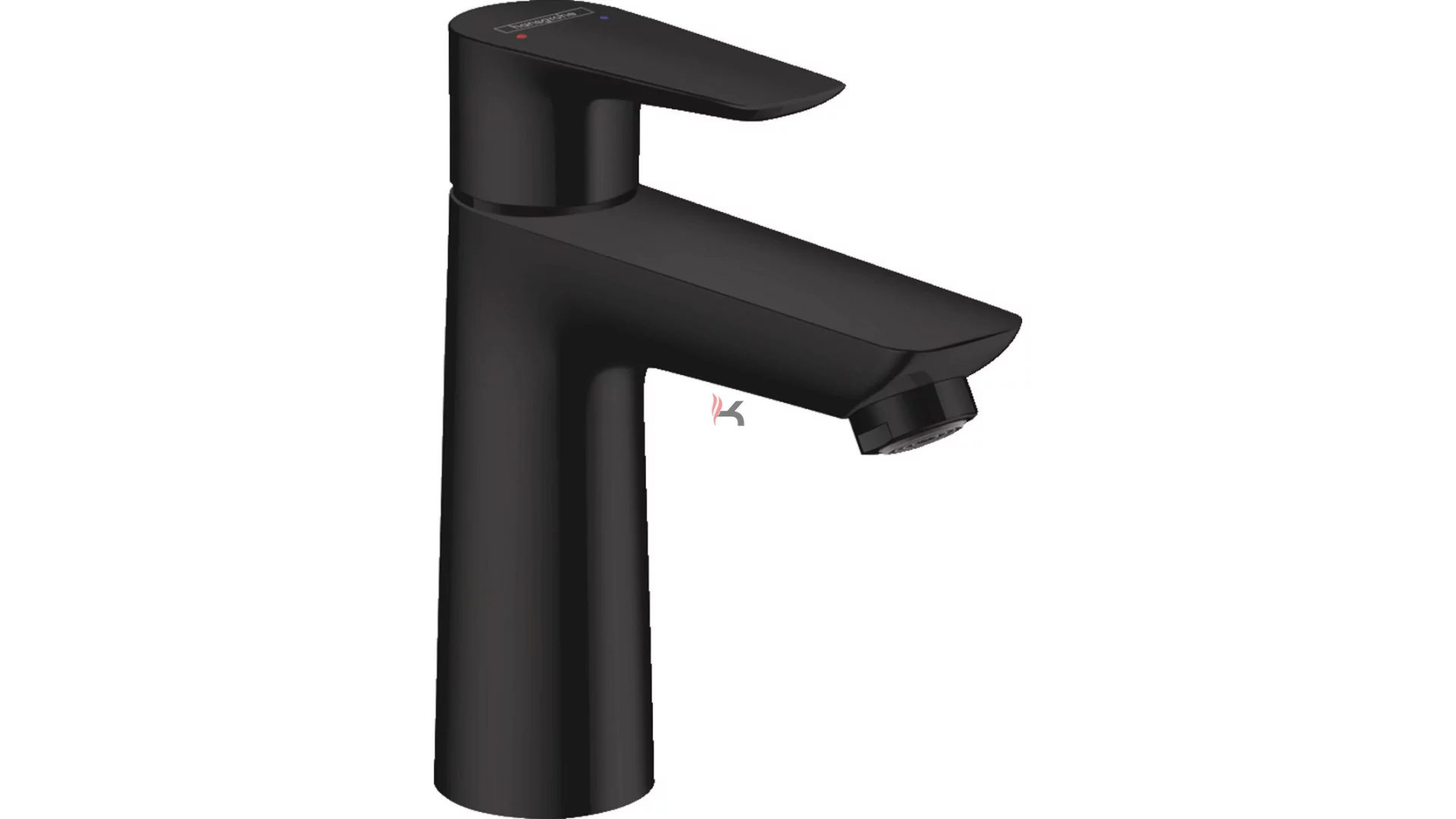 Hansgrohe Talis E egykaros mosdócsaptelep 110 lefolyógarnitúra nélkül, matt fekete (Gyártói cikkszám: 71712670)