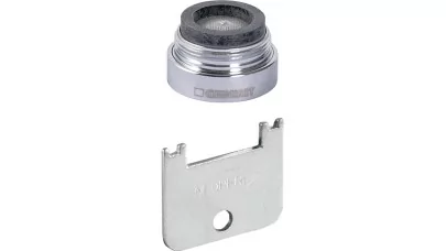 Geberit kifolyásszabályzó szerelőkulccsal 6x/8x/18x mosdócsaptelepekhez, króm, 6l/min, elforgatha