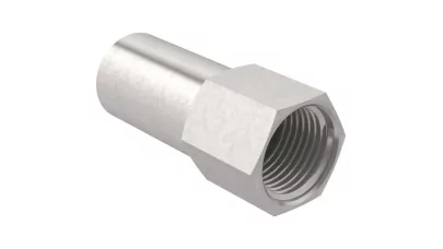 Geberit Mapress Therm inox BM átmeneti idom, egyenes csővéggel, d22, R 3/4”