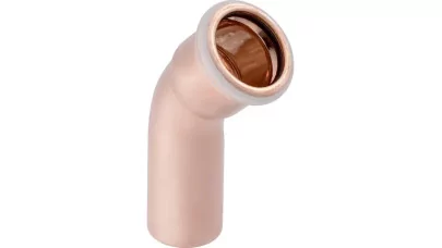 Geberit Mapress réz ívidom egyenes csővéggel, 45°, d42