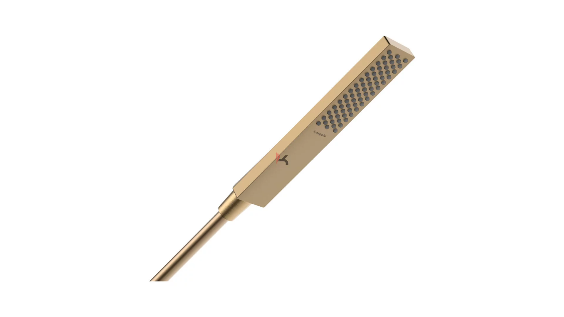 Hansgrohe Pulsify E Keskeny kézizuhany, 1jet, EcoSmart+, szálcsiszolt bronz (Gyártói cikkszám: 24321140)