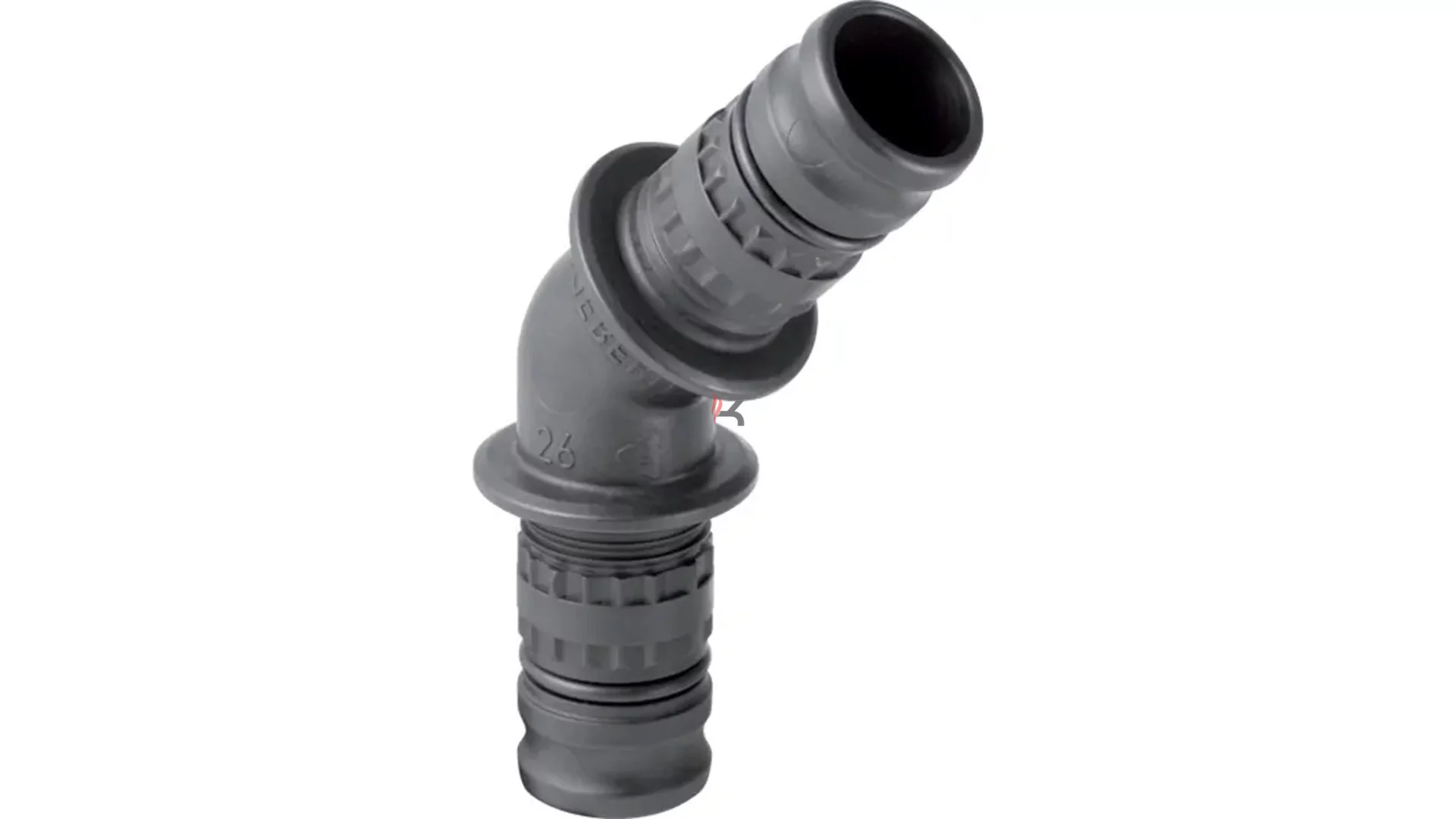 Geberit Mepla könyök, 45°, PVDF, d50 (Gyártói cikkszám: 626.245.00.5)