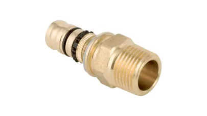 Geberit Mepla külső menetes átmeneti idom, CW617N, d20-R1/2"