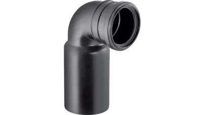 Geberit PE 90°-os csatlakozókönyök fali WC hez, d90/90
